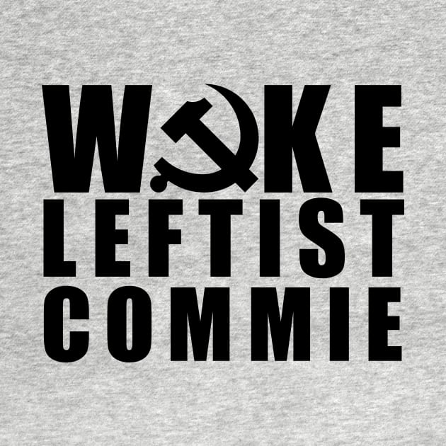 Woke Leftist Commie (in black) by NickiPostsStuff